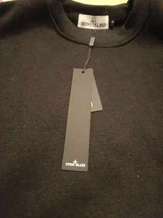 Sudadera Stone Island Negra Talla S