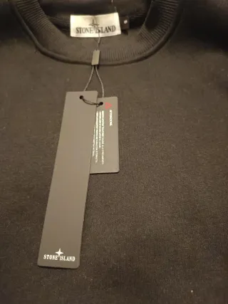 Sudadera Stone Island Negra Talla S