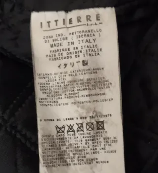 Giacca pelle Gianni Versace vintage nera