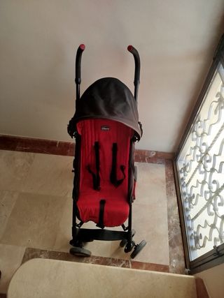 Silla de paseo Chicco plegable roja