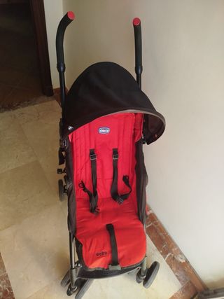 Silla de paseo Chicco plegable roja