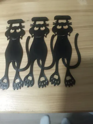 Marcapáginas Gatos Negros