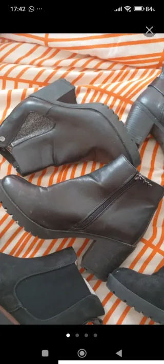 Botines piel Xti negros