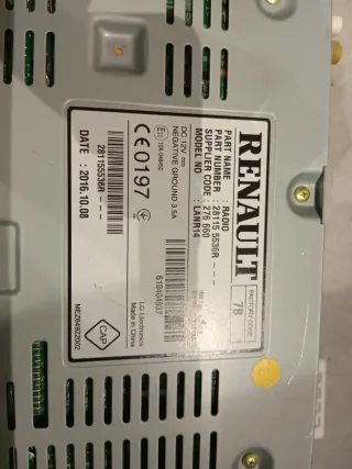 Módulo Navegación GPS Renault Megane IV