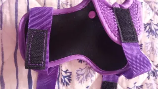 Protecciones para patines moradas