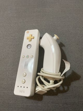 Mando Wii y Nunchuk Blanco Nintendo