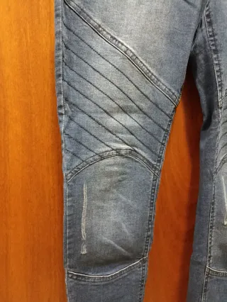Pantalón vaquero moto estilo biker HUE Talla S