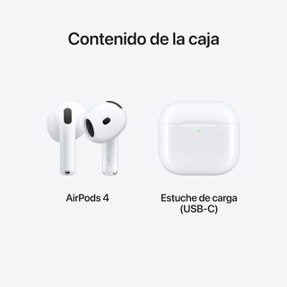 Apple AirPods 4, Auricolari wireless, Bluetooth