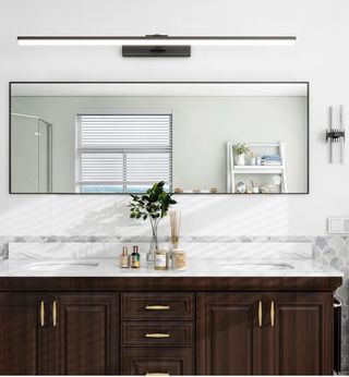 Specchio a figura intera nero