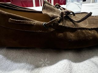 Mocasines de ante marrones