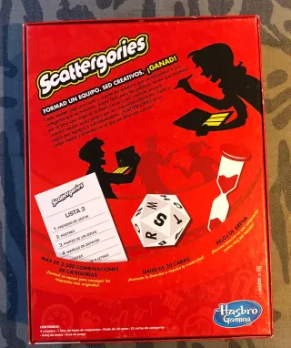 Scattergories Juego de Mesa