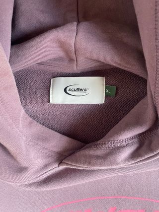 hoodie sudadera with love lila scuffers XL