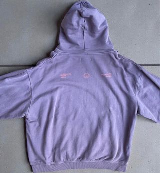 hoodie sudadera with love lila scuffers XL