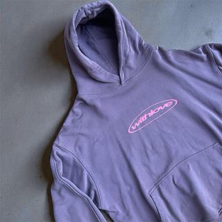 hoodie sudadera with love lila scuffers XL