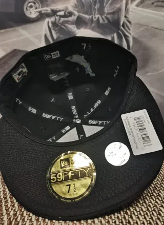 Gorra New Era 59Fifty LA Negra Talla 7.1/2