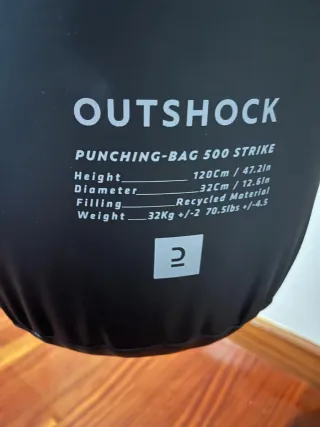 Saco de boxeo 120cm x 32cm