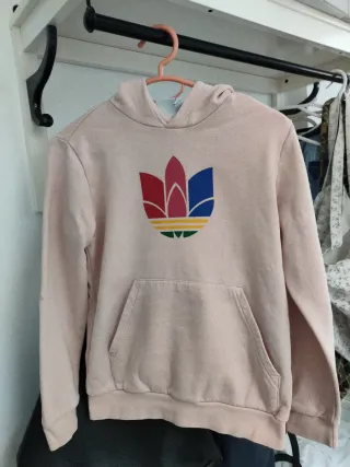 Sudadera Adidas niña M multicolor rosa