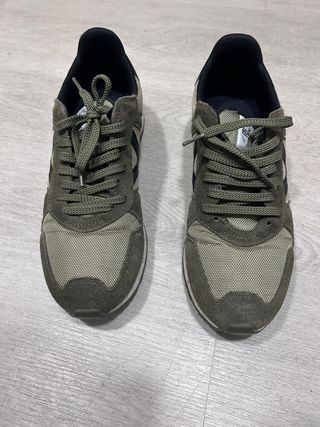 Zapatillas Munich MASSANA 433 Verdes y Negras.