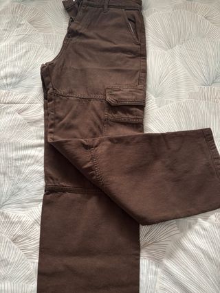 Pantalones baggy marrones