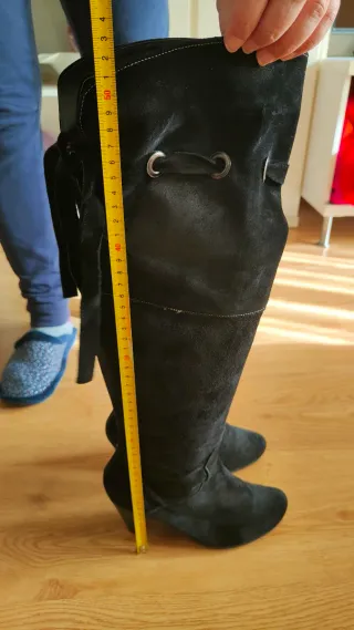 Botas de piel FUNCHAL negras