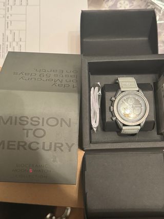 Swatch x Omega Speedmaster 1965 + Mercury