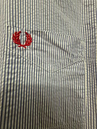 Camisa Fred Perry Rayas Azules