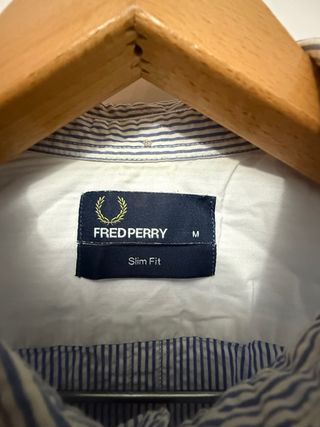 Camisa Fred Perry Rayas Azules