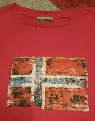 Maglietta Napapijri ragazzo bandiera