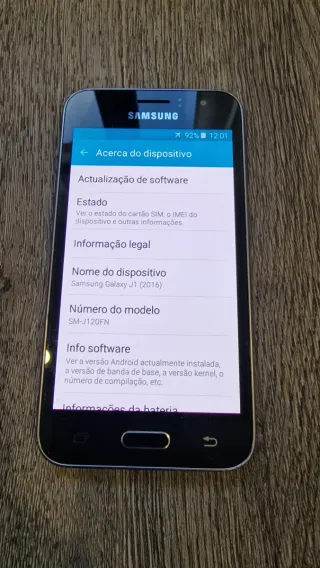 Samsung Galaxy J1 2016 Preto
