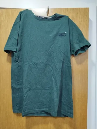 Camiseta Superdry verde talla M