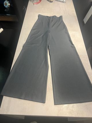 Pantalón Palazzo Alto Gris Etxart & Panno