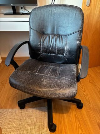 Escritorio Ikea Mike + Silla Negra