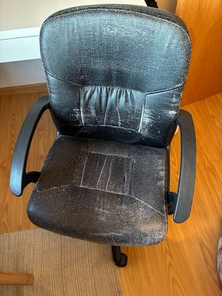 Escritorio Ikea Mike + Silla Negra