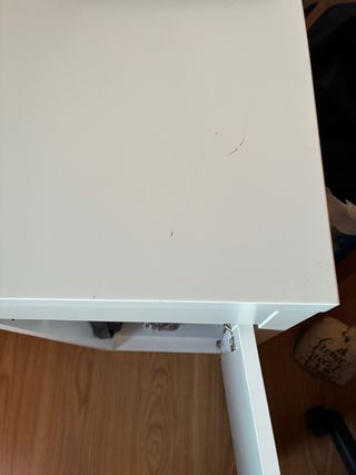 Escritorio Ikea Mike + Silla Negra