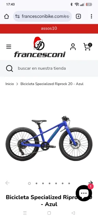 Bicicleta Specialized Aluminio 20
