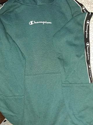 Sudadera Champion niño verde Talla 13-14
