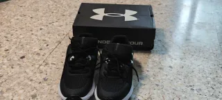Zapatillas Under Armour Hombre Negras Blancas