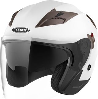 Casco Moto Jet ECE Homologado - YEMA YM-627 Casco