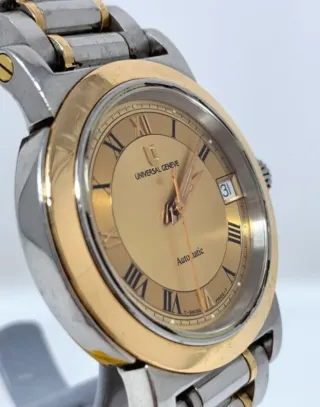 Reloj Universal Genève Acero y Oro