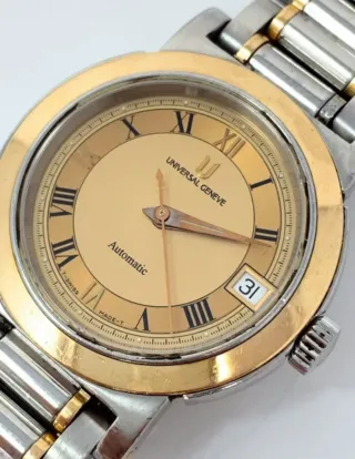 Reloj Universal Genève Acero y Oro