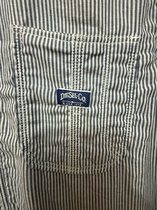 Camisa Diesel Rayas Azules