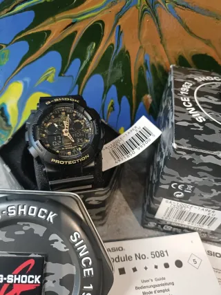 Original!! G-Shock GA-100CF Camuflaje