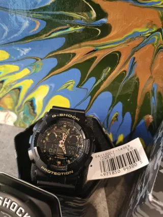 Original!! G-Shock GA-100CF Camuflaje