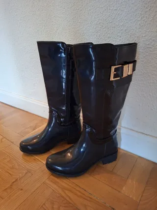 Botas de agua Top Queens negras