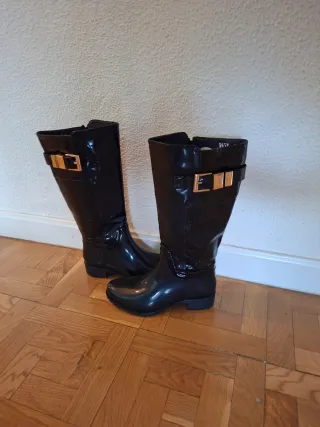 Botas de agua Top Queens negras