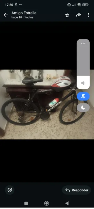 Bicicleta BTWIN Negra