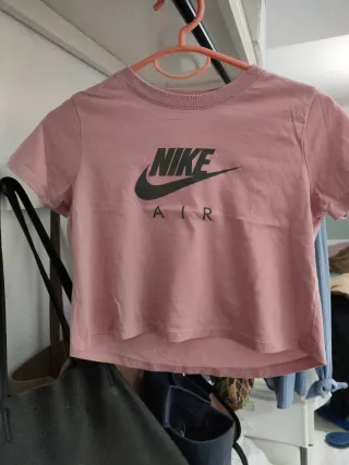 Camiseta Nike Air rosa niña