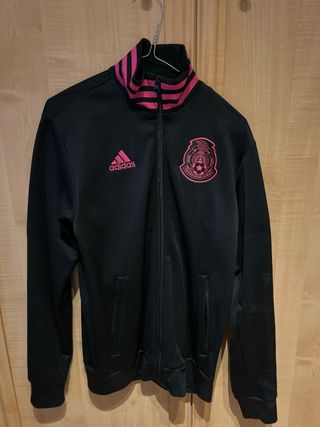 Adidas 2020-21 Mexico 3-Stripe Track Soccer Jacket