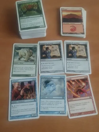 Lotto di 140 carte Magic The Gathering antiche