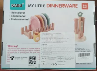 Set stoviglie Kabi My Little Dinnerware